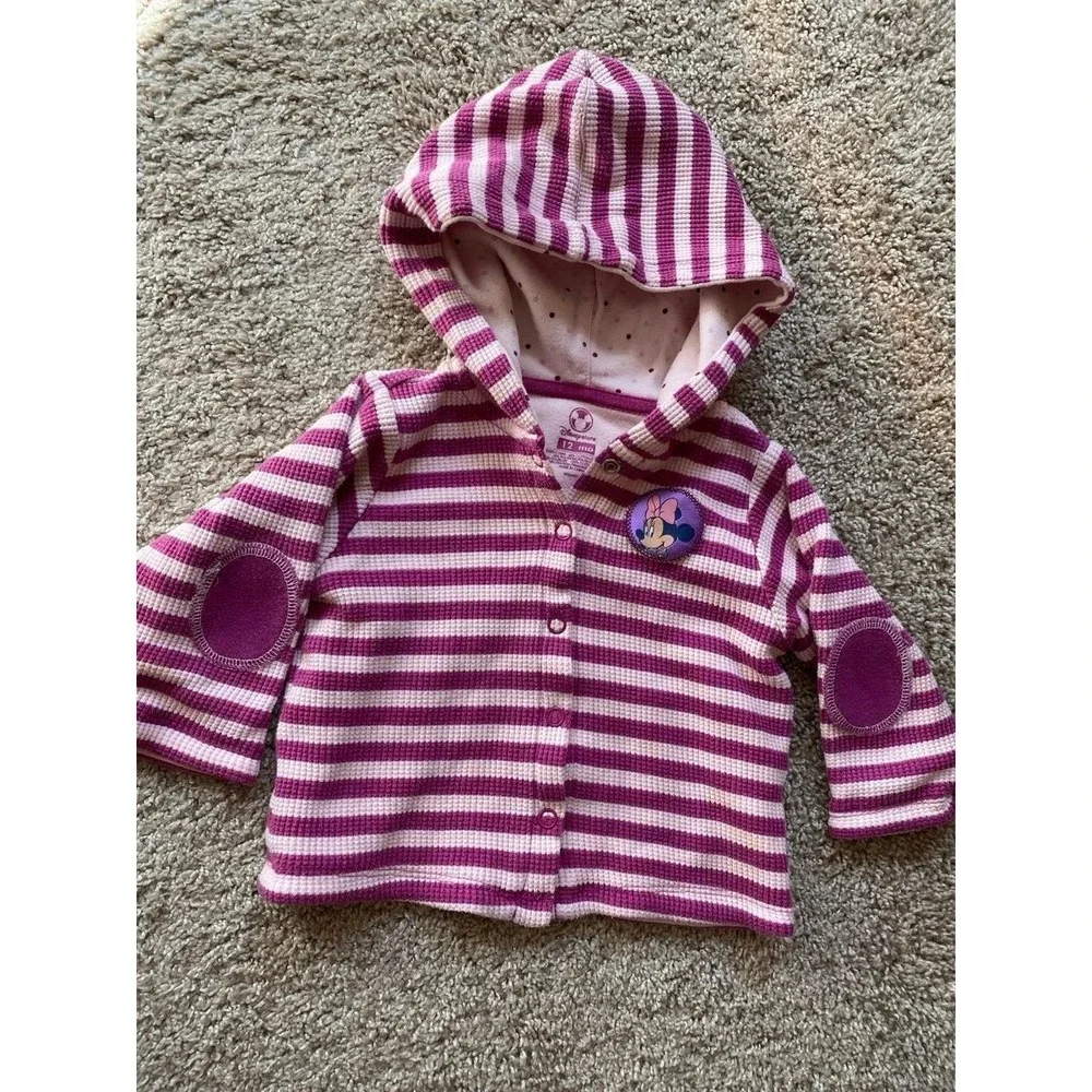 Disney Store Minnie Mouse Hoodie Sweatshirt 12 Month sku2